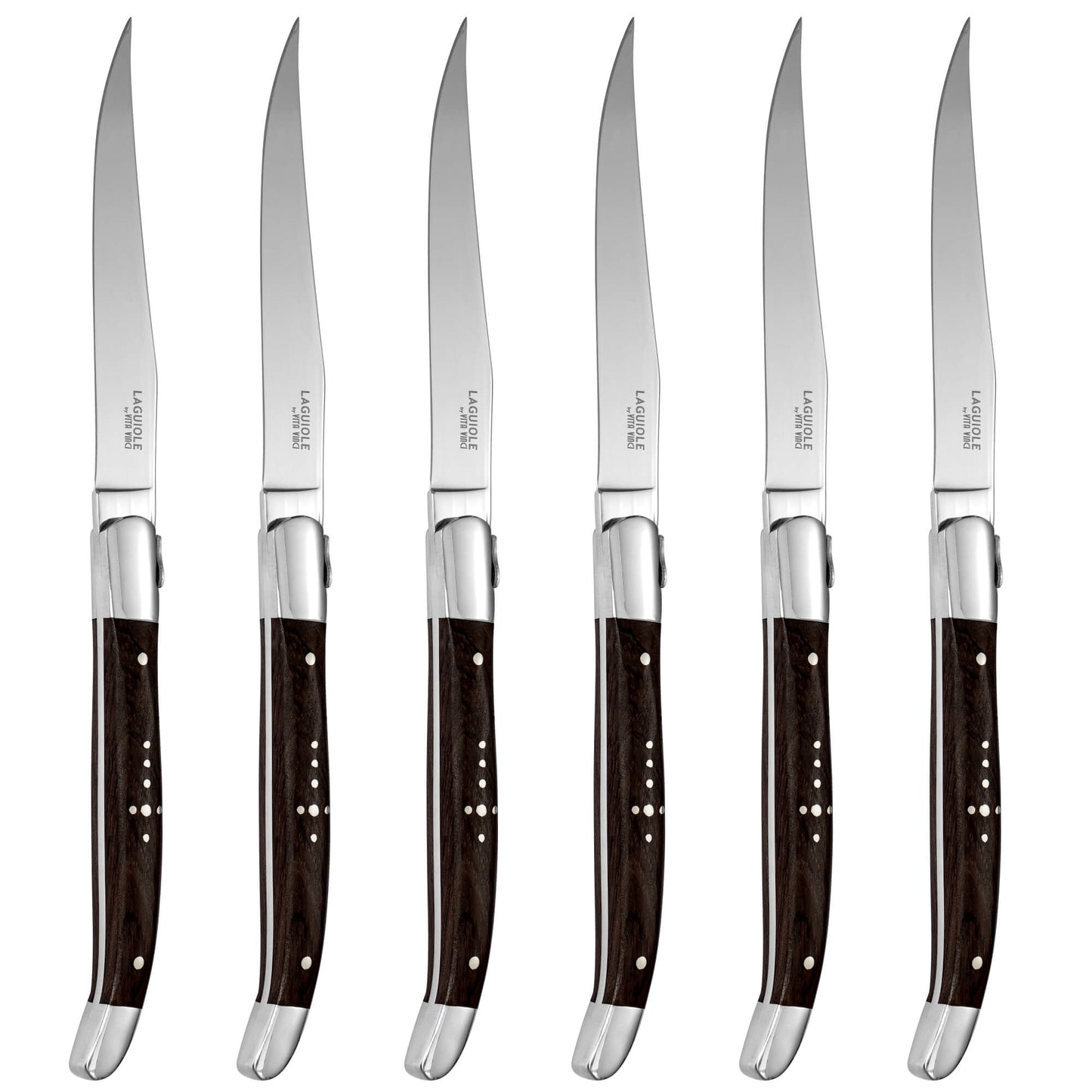 Steakkniv - Laguiole Vita Vinci - Prestigio - Ebenholts.