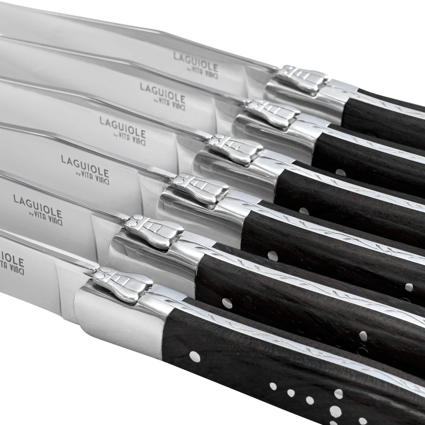 Steakkniv - Laguiole Vita Vinci - Prestigio - Ebenholts.