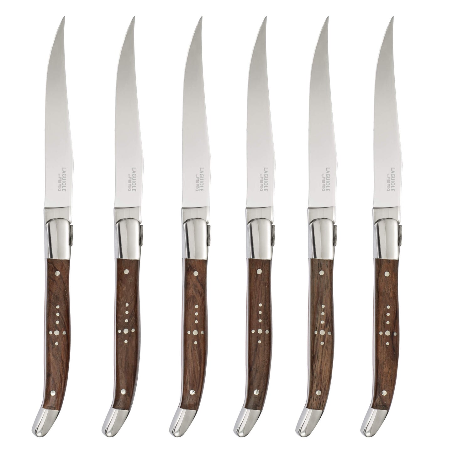 Steakkniv - Laguiole Vita Vinci - Prestigio - Rosenträ.