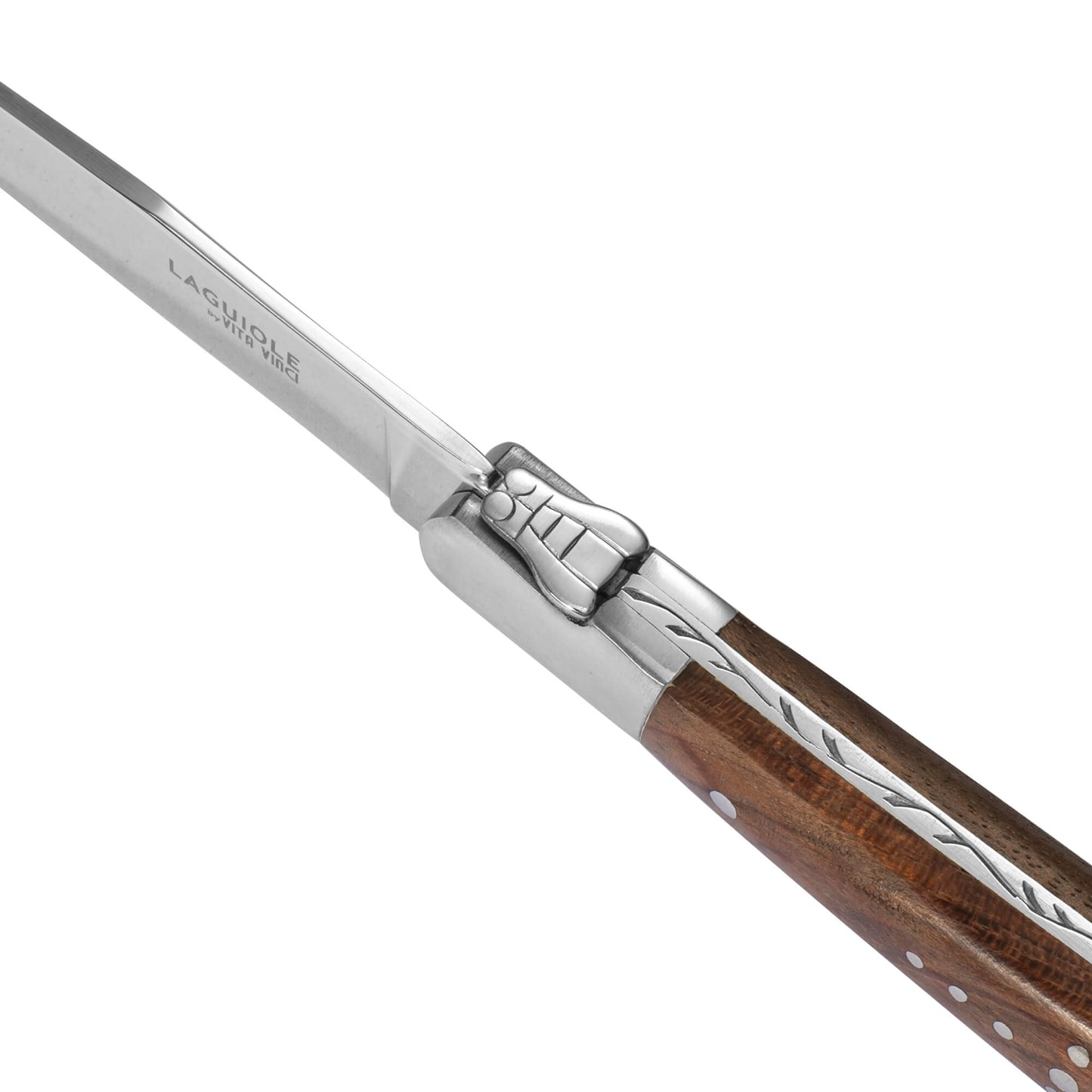 Steakkniv - Laguiole Vita Vinci - Prestigio - Rosenträ.