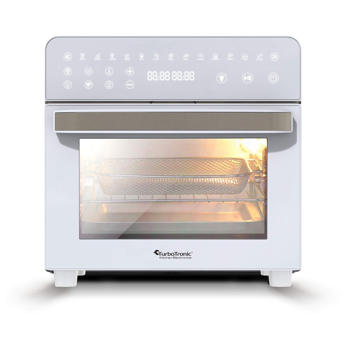 TurboTronic AFO14 Airfryer XXL og ugn med rotisseri - 14 Liter - Vit