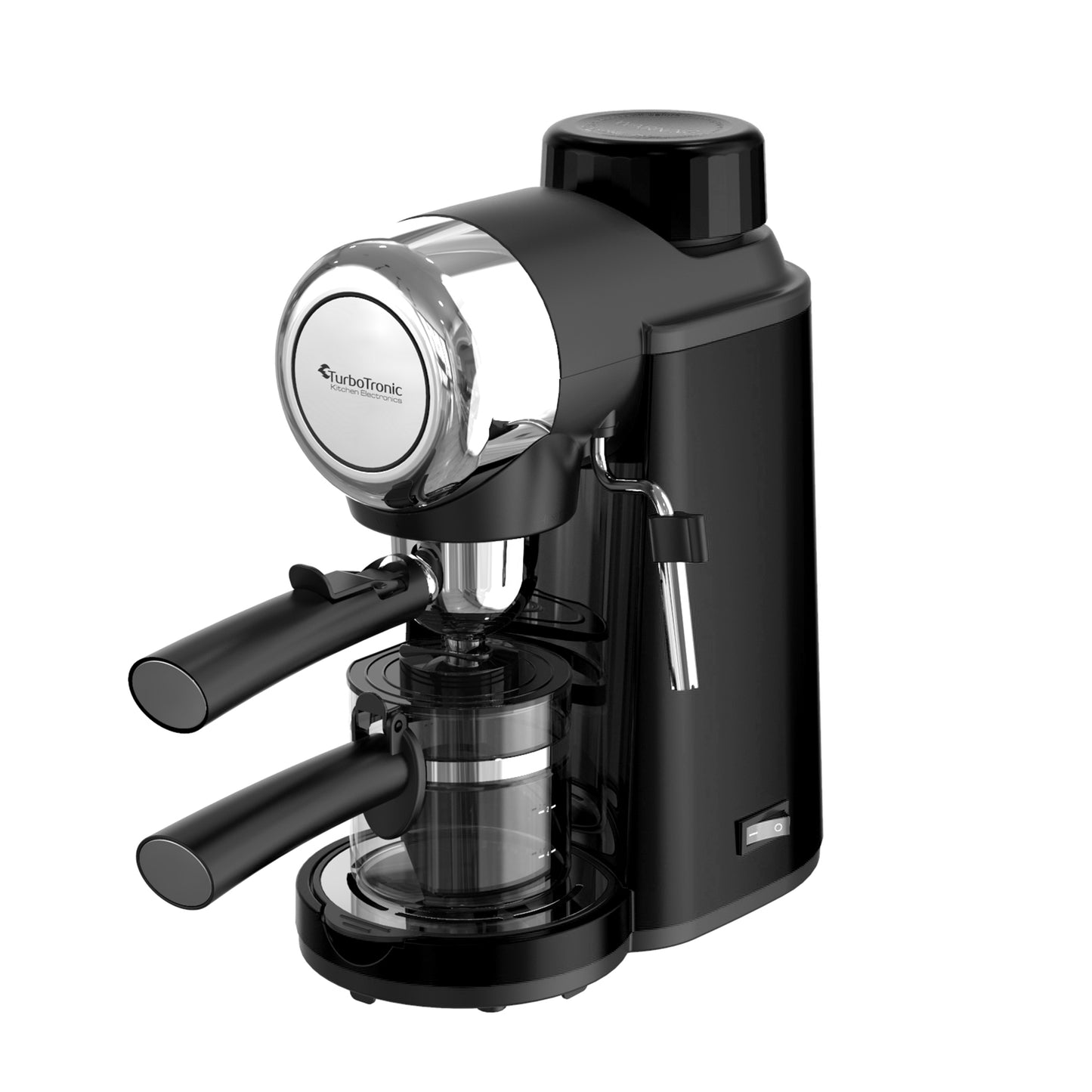 TurboTronic CM24 Kolvmaskin - Espressomaskin - Svart