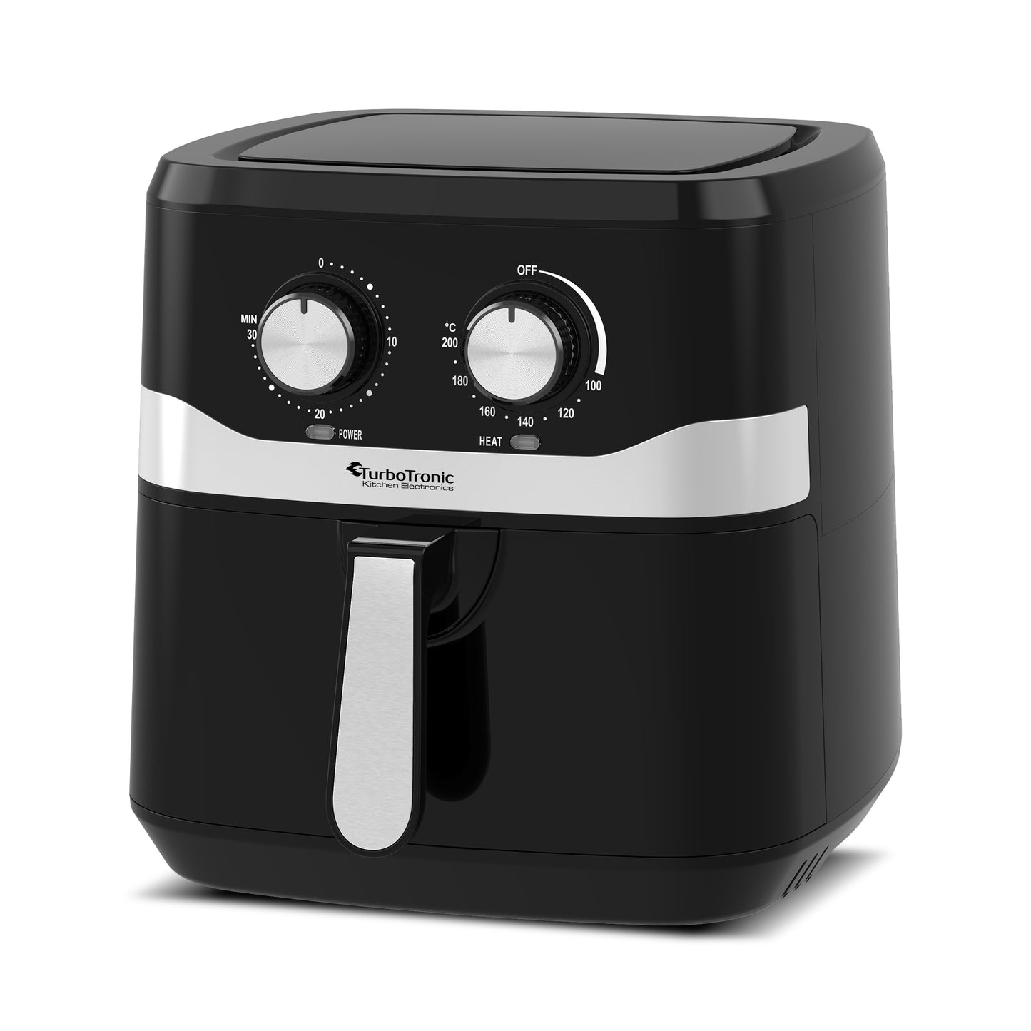 TurboTronic AF7M XL Airfryer XL - varm luft fritös - 7.5 litres - Svart