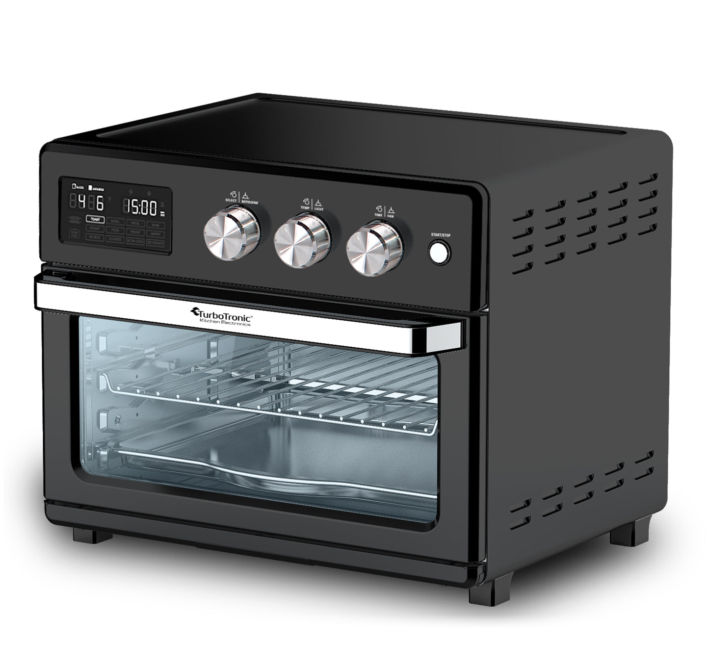 TurboTronic AF32DRD Airfryer XXL og Ugn - varm luft fritös - 32 litres - Svart