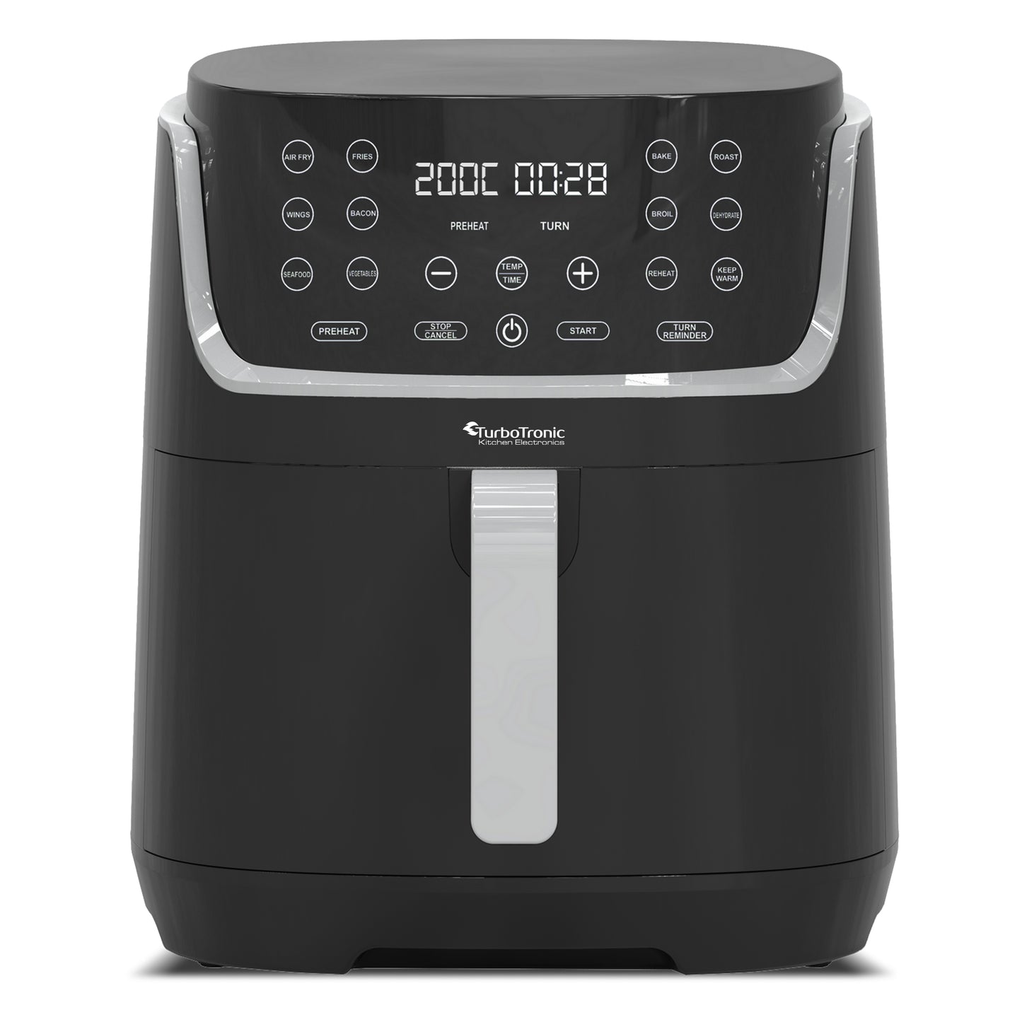 TurboTronic AF13D Airfryer XL - varm luft fritös - 8 litres - Svar