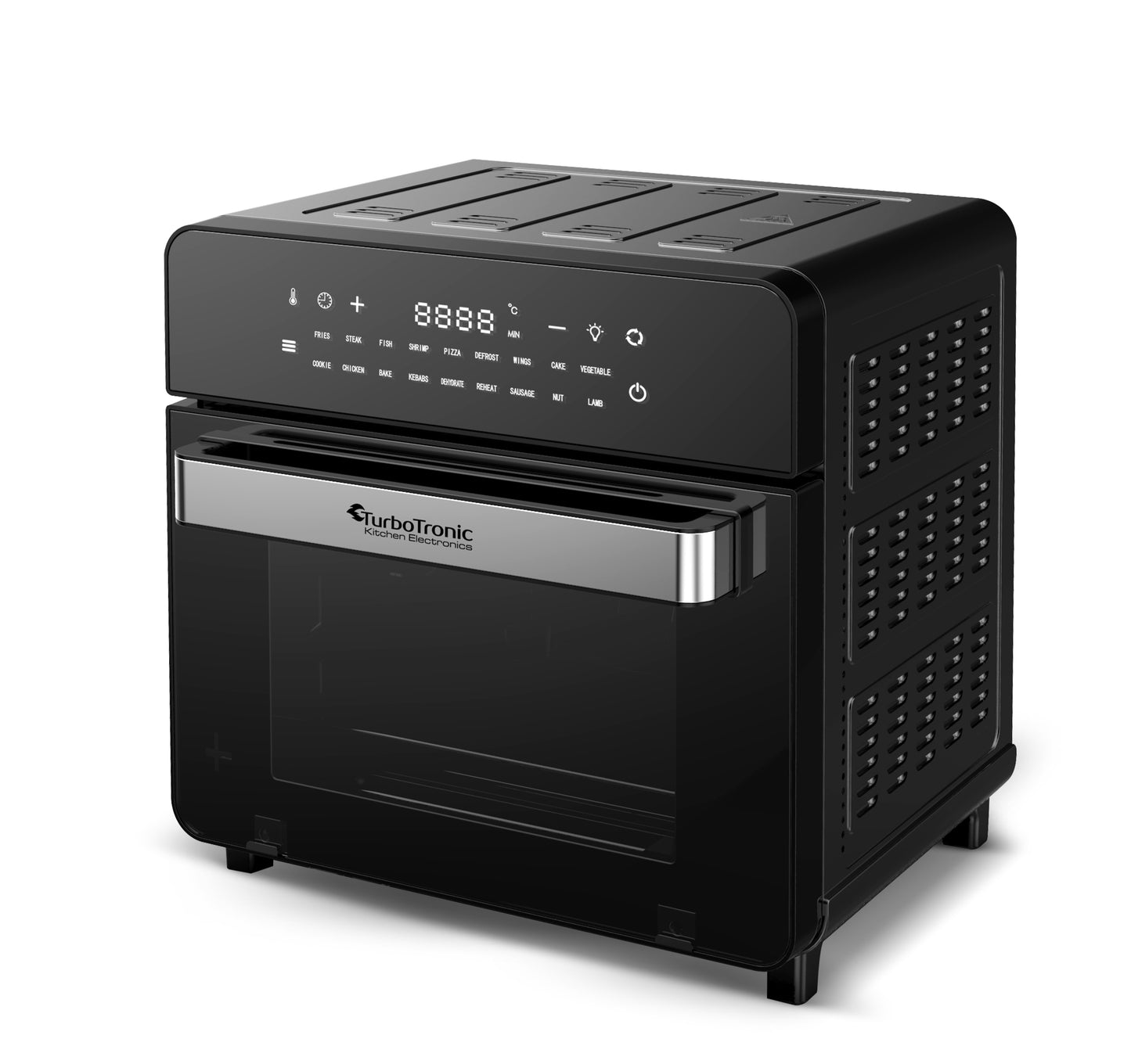 TurboTronic AF5 Airfryer - varmluftsfritös XXL - 15L - Svart