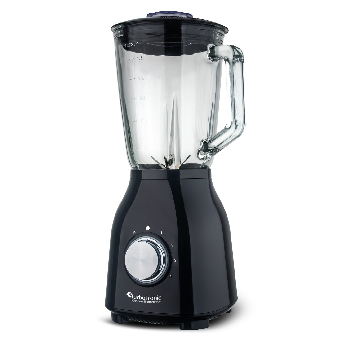 TurboTronic BG6 Blender - Bländkvarn- 1.5 Liter - Svart