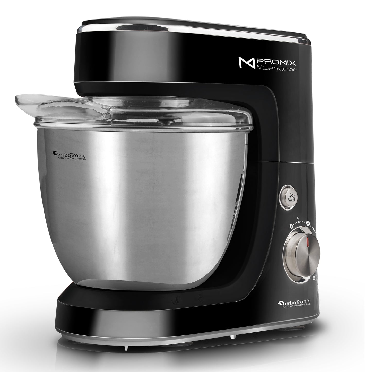 TurboTronic TT-017 Matberedare - Mixer - 4.3 Liter - Svart