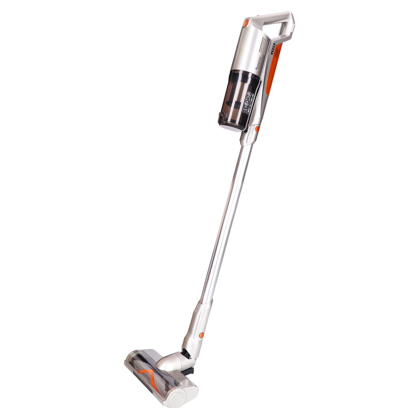 TurboTronic C26 Trådlös stickdammsugare med handdammsugare - Silver/Orange