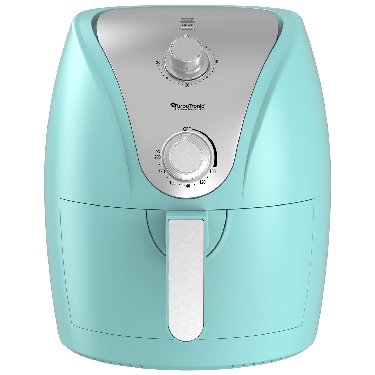 TurboTronic AF9M Airfryer - varm luft fritös - 3.5 Liter - Turkos