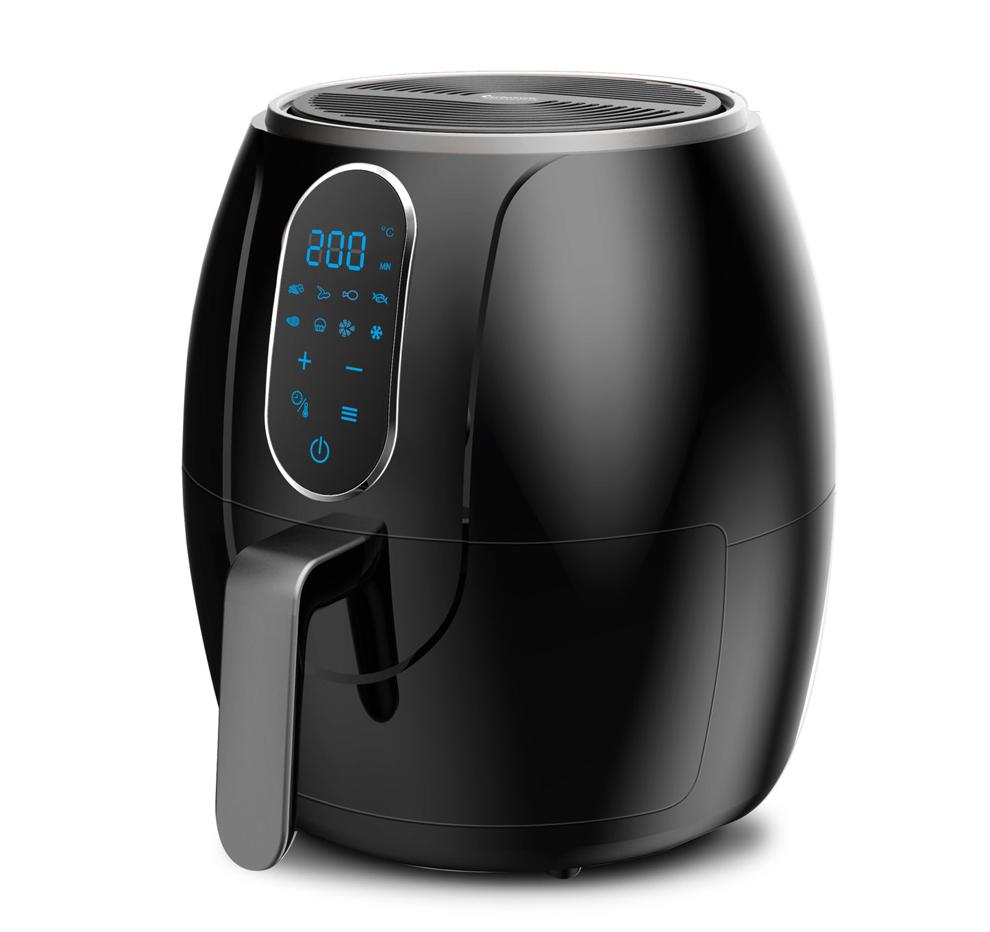 TurboTronic AF3D Digital Airfryer - varm luft fritös - 3L - Svart