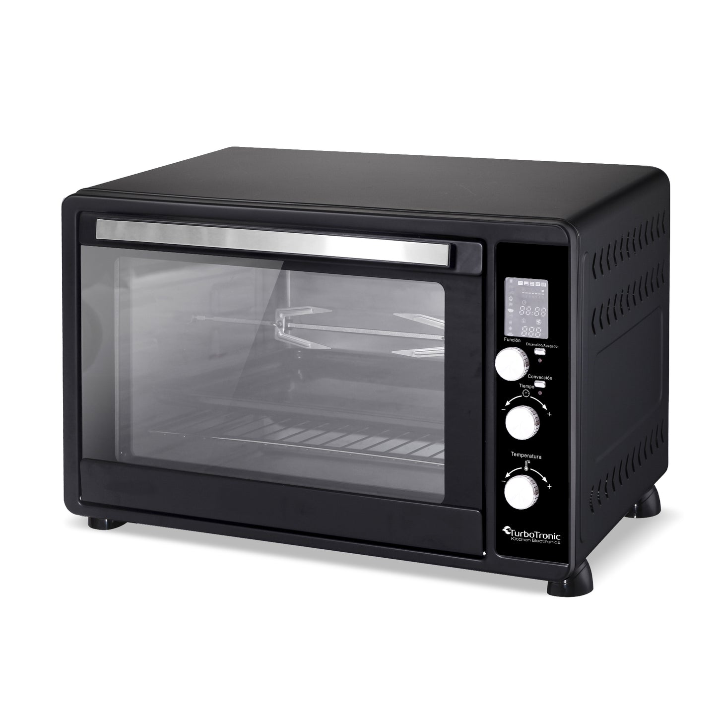 TurboTronic DEV45 Digital Elektrisk ugn - 45 litres - Svart
