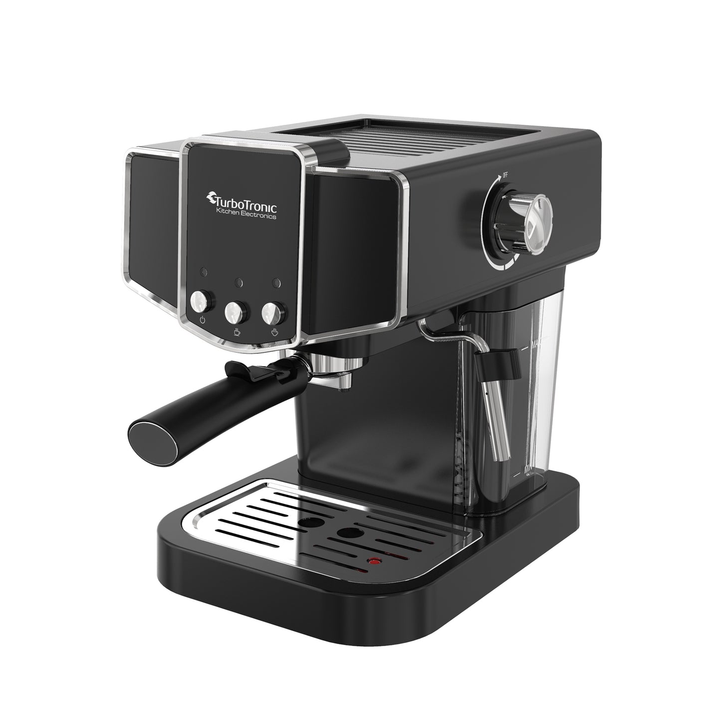 TurboTronic CM23 Kolvmaskin - Espressomaskin - Svart