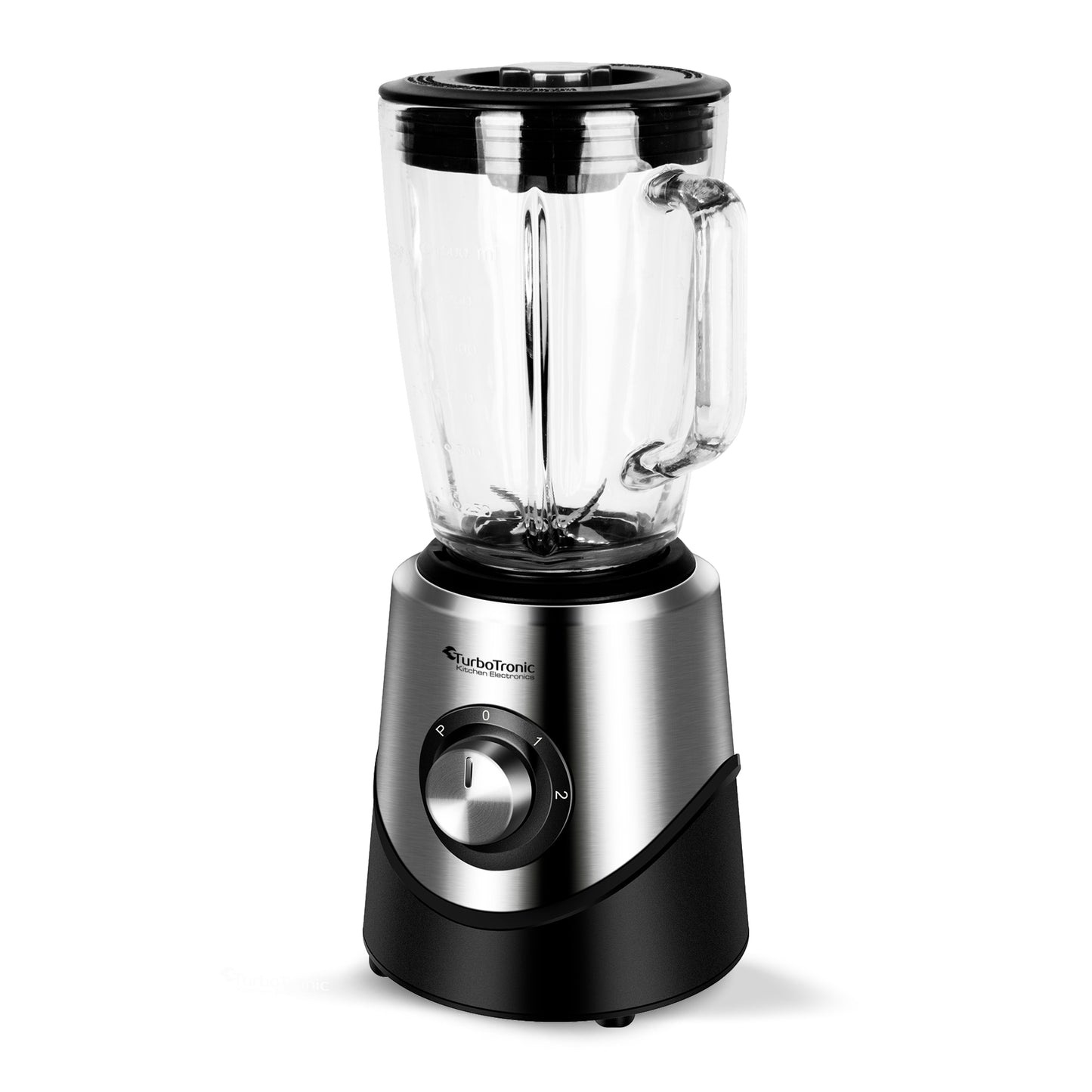 TurboTronic BG7 Blender - Bländkvarn- 1.5 Liter - Svart / Rostfritt stål