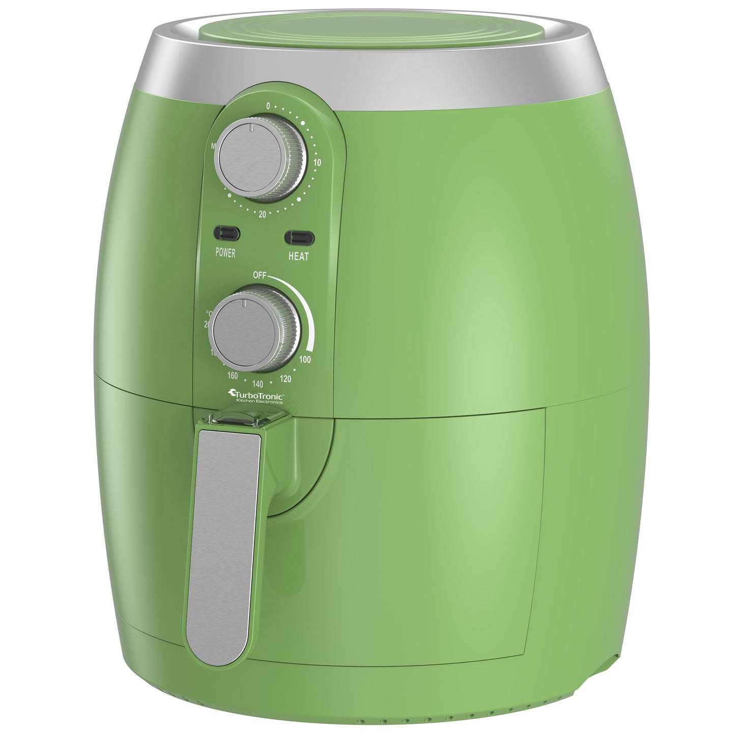 TurboTronic AF10M Airfryer - varm luft fritös - 3.5L - Grön