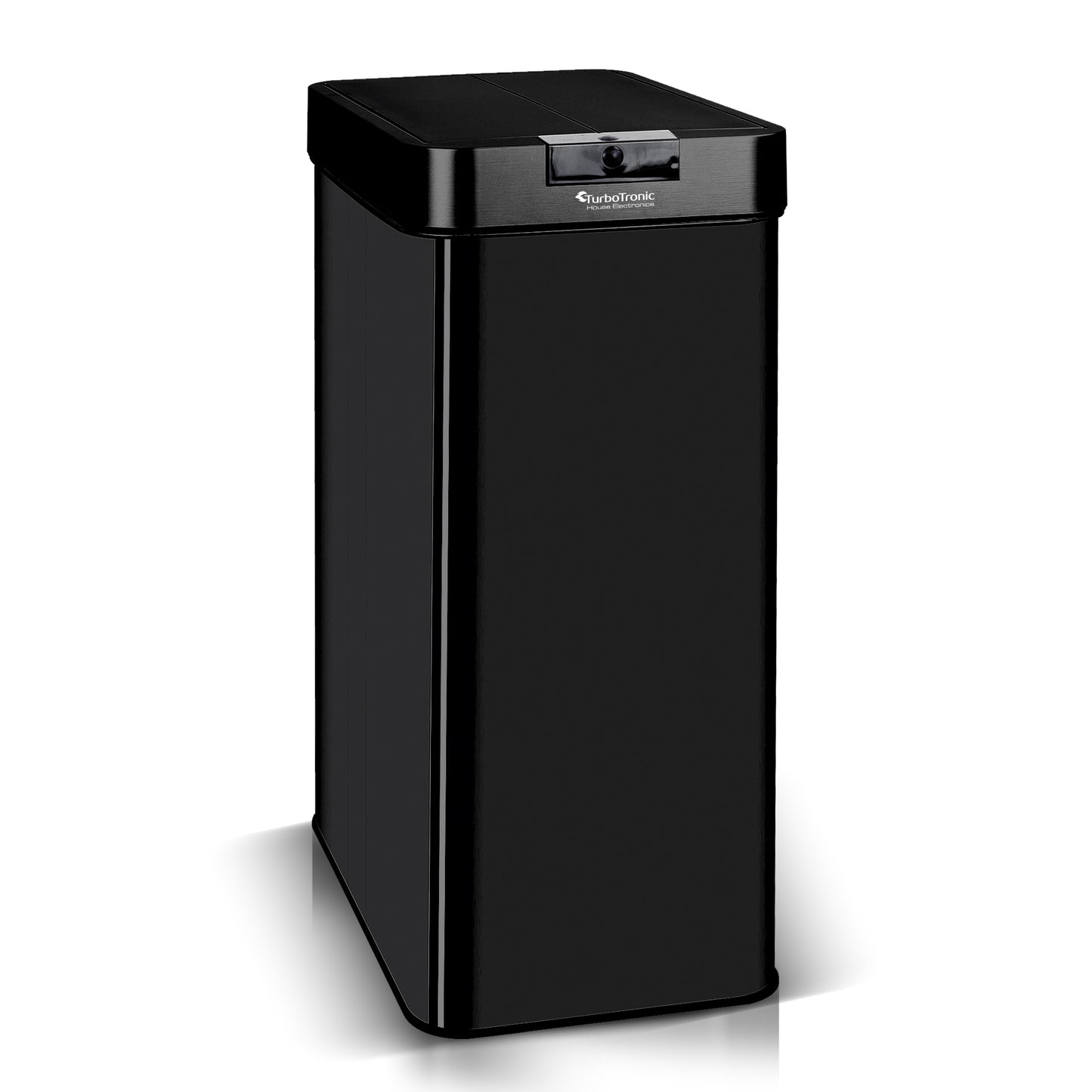 TurboTronic 48ESB Sopkorg med sensor - 48 litres - Svart / Rostfritt stål