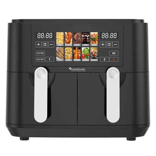 Airfryer - Turbotronic - DAF8 Dubbellåda - Svart