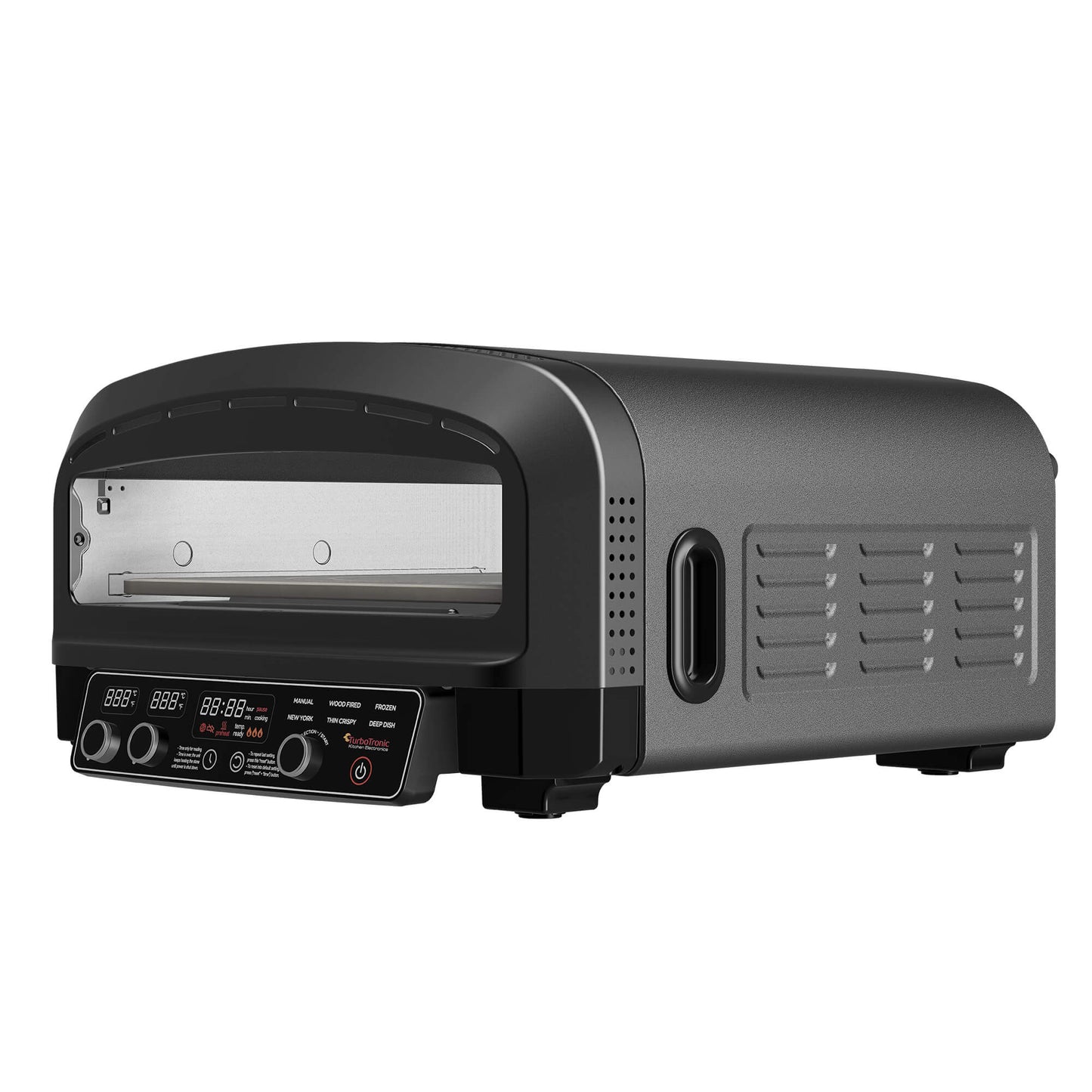 Pizza ovn - Turbotronic - PO14 - Svart