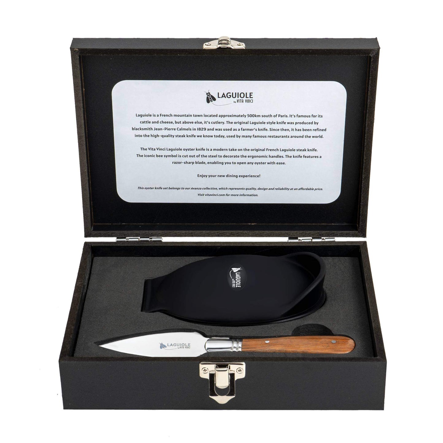 Ostronset – Laguiole Vita Vinci – Rosenträ