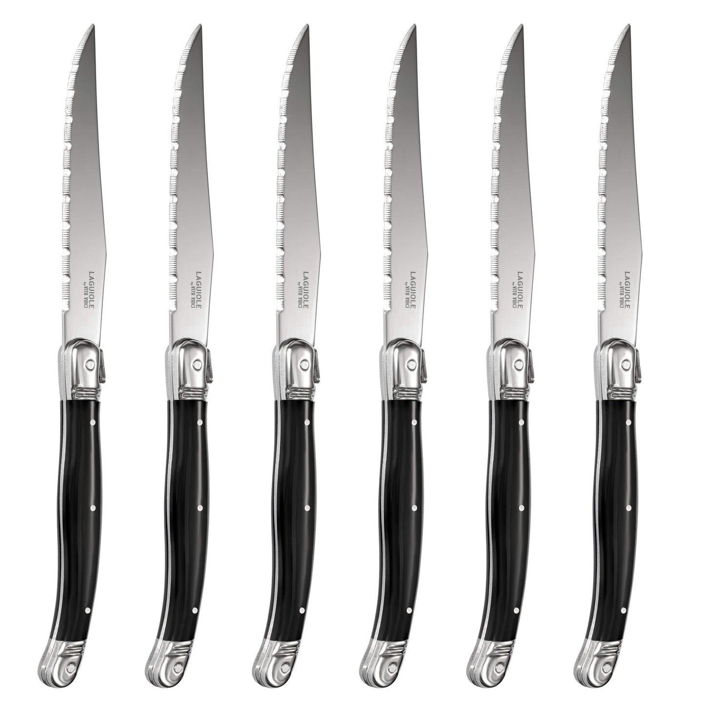 Steakkniv - Laguiole Vita Vinci - Avanza - Svart.