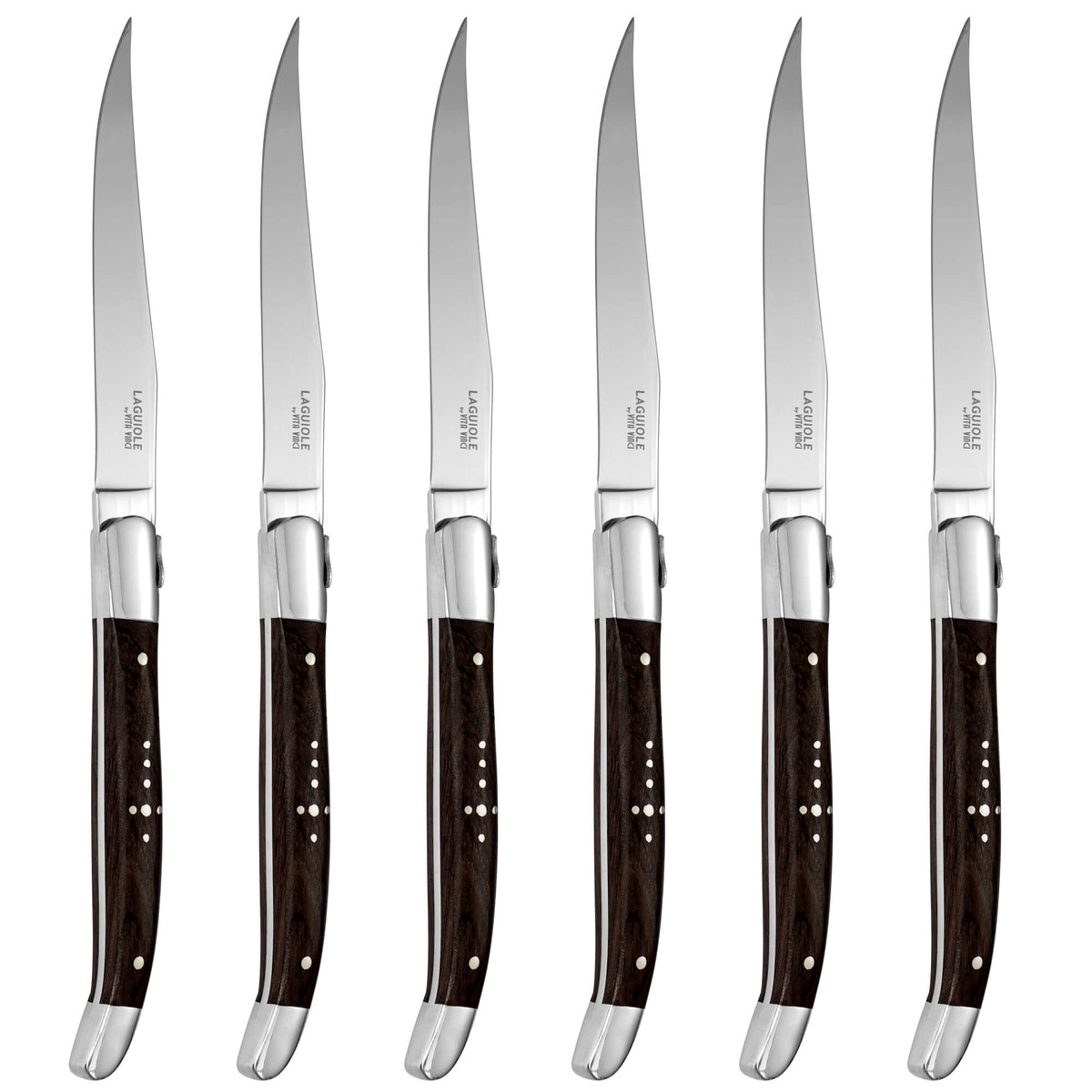 Steakkniv - Laguiole Vita Vinci - Prestigio - Ebenholts.