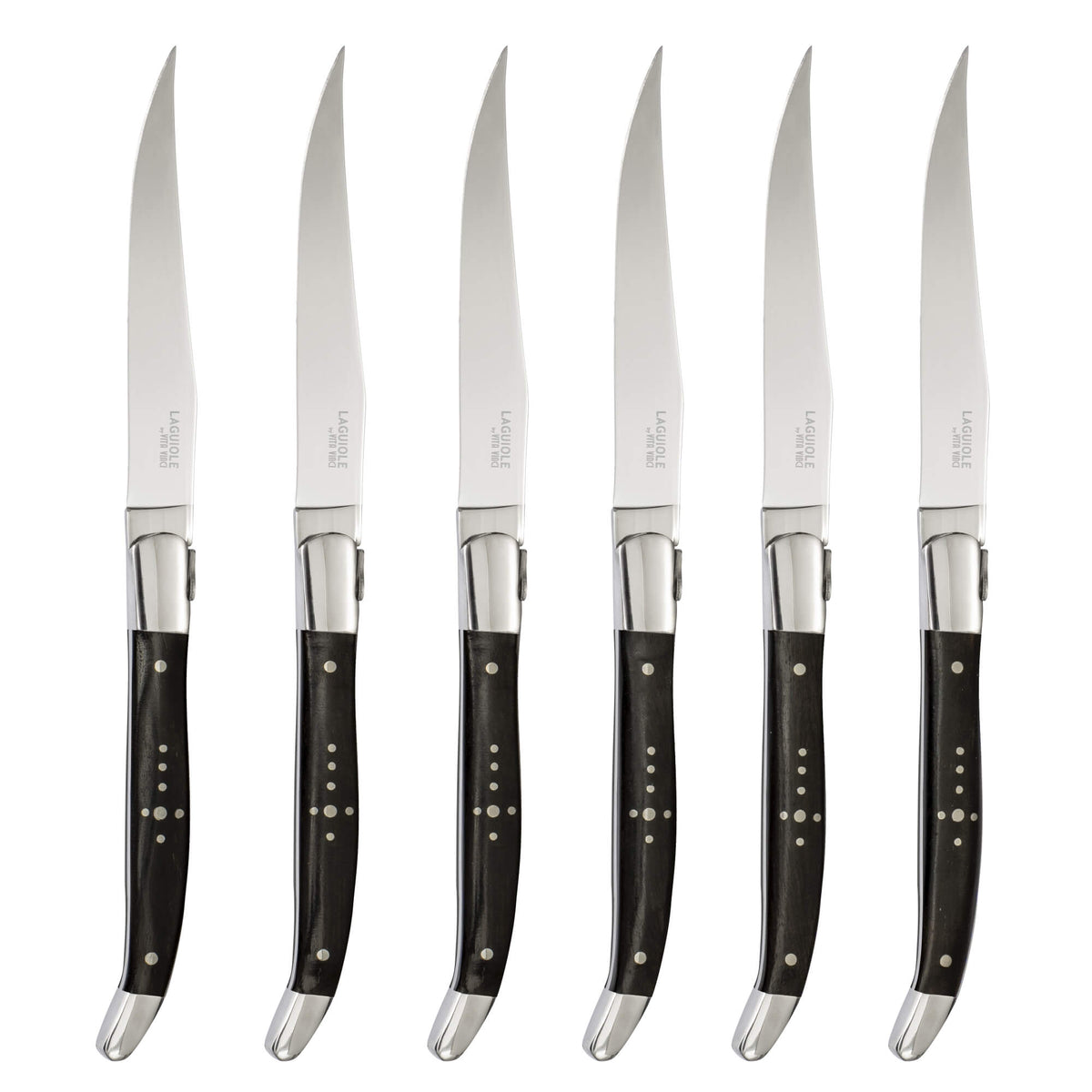 Steakkniv - Laguiole Vita Vinci - Prestigio - Ebenholts.