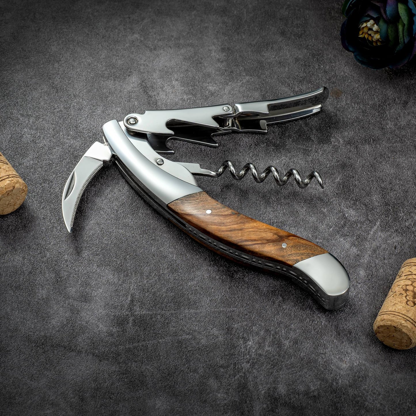 Vinset - Laguiole Vita Vinci -Olivträ