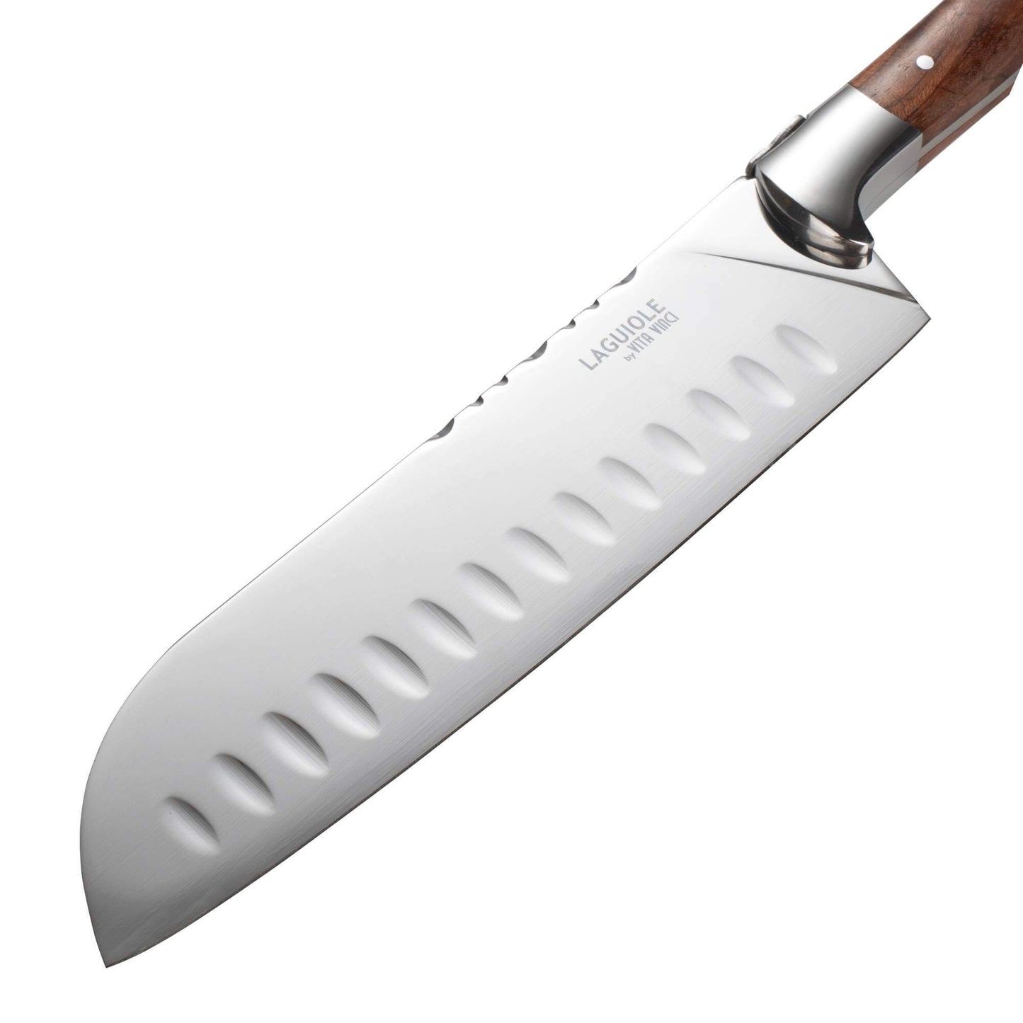 Santoku Kniv med Skärbräda i Akacieträ - Laguiole Vita Vinci - Prestigio