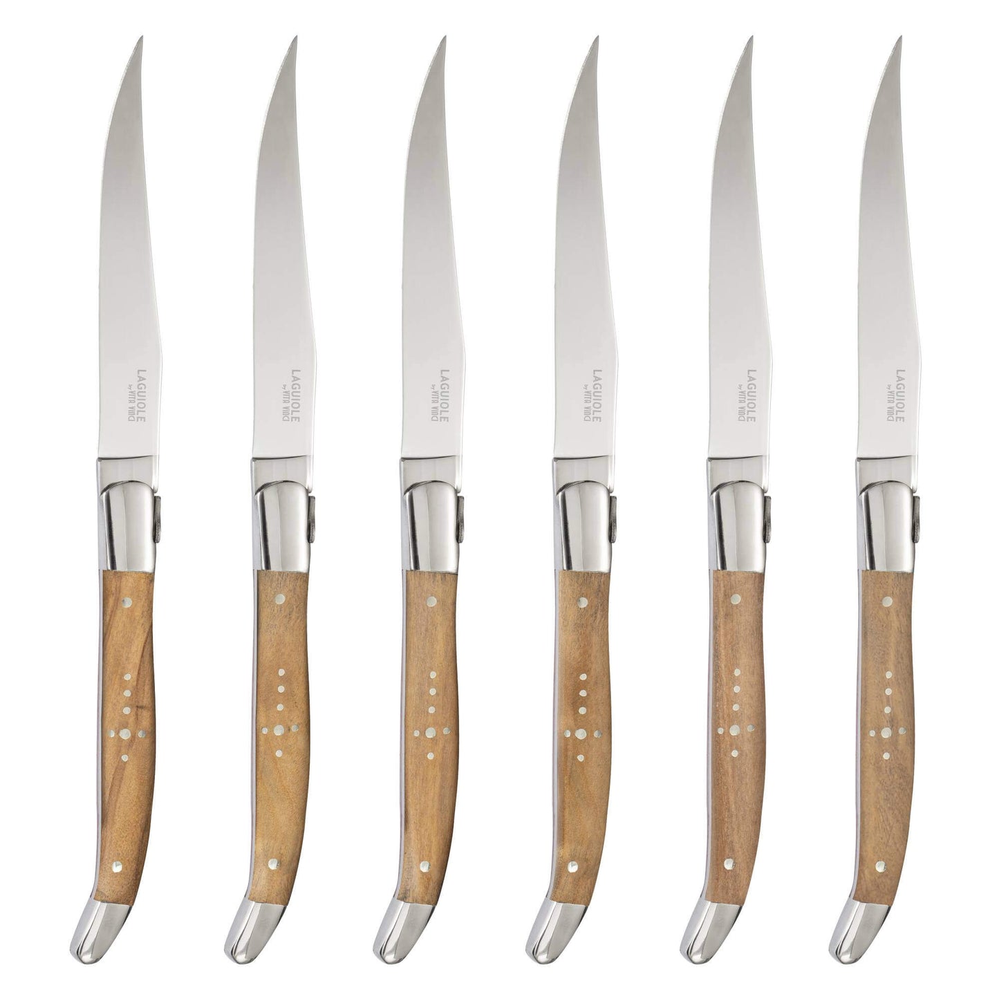 Steakkniv - Laguiole Vita Vinci - Prestigio - Olivträ