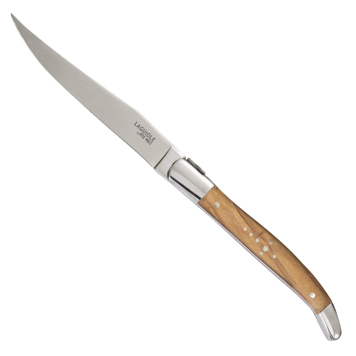 Steakkniv - Laguiole Vita Vinci - Prestigio - Olivträ