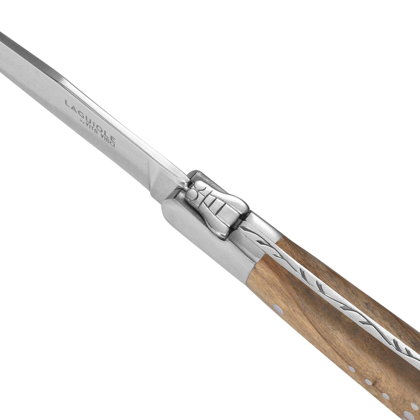 Steakkniv - Laguiole Vita Vinci - Prestigio - Olivträ