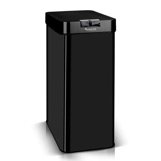 TurboTronic 58ESB Sopkorg med sensor - 58 litres - Svart / Rostfritt stål
