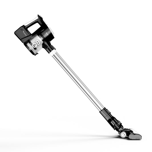 TurboTronic IQ8 Trådlös slangdammsugare med handdammsugare - Svart
