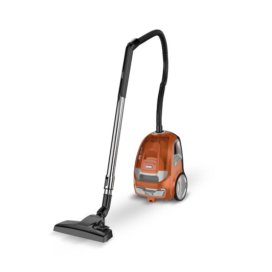 TurboTronic CV10 Dammsugare med påse - Orange/Grå