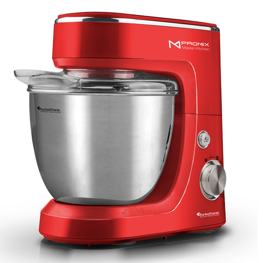 TurboTronic TT-017 Matberedare - Mixer - 4.3 Liter - Röd