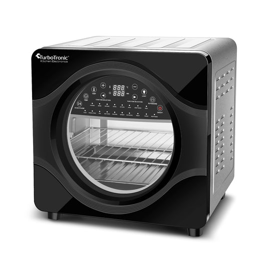 TurboTronic AF8 Airfryer - varm luft fritös ugn - 21L - Svart