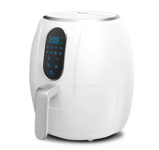 TurboTronic AF3D Digital Airfryer - varm luft fritös - 3 litres - Vit