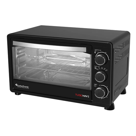 TurboTronic EV23 Elektrisk ugn med roterande grillspett - 23 litres - svart
