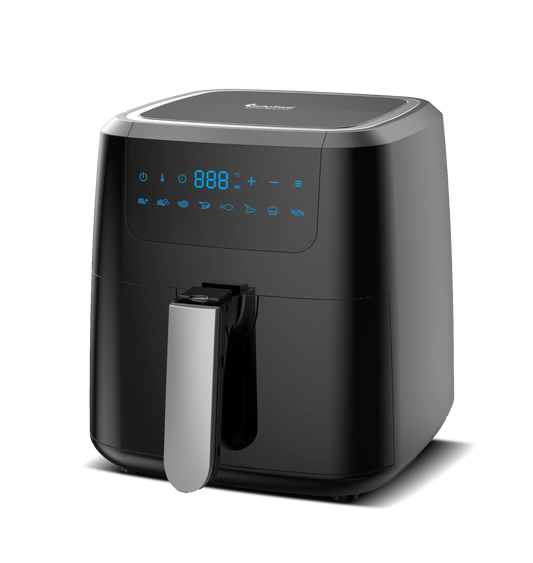 TurboTronic AF4 Digital Airfryer - varm luft fritös - 5L - Svart