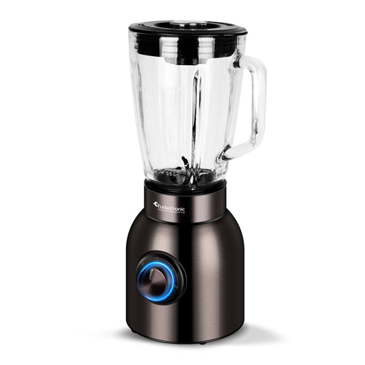 TurboTronic BG8 Blender - Bländkvarn- 1.5 Liter - Rostfritt stål / Svart